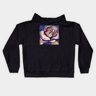 The Soul of a Rose - Inner Power Painting by Magic with Mellie Kids Hoodie